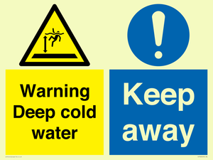 Warning Deep cold water Keep away